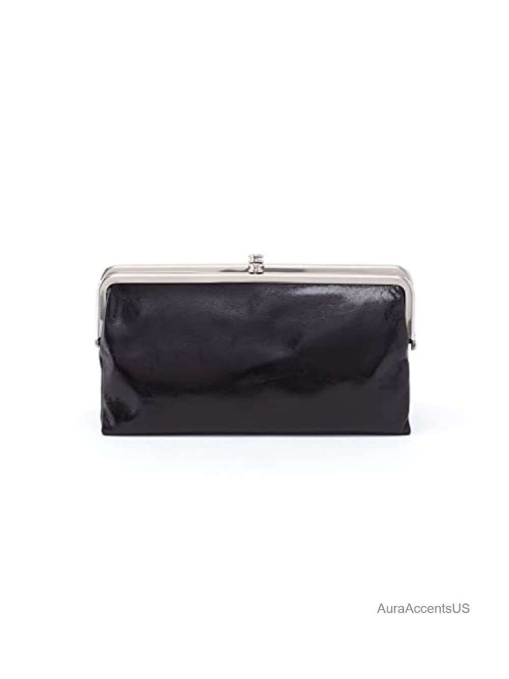 Genuine Leather Clutch Wallet with Magnetic Closure, RFID Blocking, Multiple